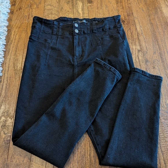 City chic Asha ankle grazer jeans, Black Size 18 - Picture 14 of 15